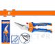 WADFOW 8" STAINLESS STEEL CURVED BLADE MULTI-PURPOSE CUTTER WSX8602