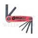 BONDHUS FOLD-UP HEX KEY SET -12595