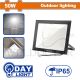 WADFOW IP65 50W LED FLOODLIGHT 178X150X28MM 5000 LUMENS WWX15501