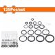 WADFOW 125PCS O-RING ASSORTMENT KIT WJQ1B01
