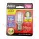 AREX AR T-L1T2214A-1.5W E14 2700K LED BULB YELLOW