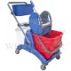 KLENCO KLEANWAY COMPACT 25L MOPPING TROLLEY W/ WRINGER