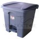 KLENCO ENVON FOOT PEDAL WASTE BIN 30L GREY