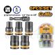 INGCO 6PCS 3/8" IMPACT SOCKETS+1/4" HEXA-3/8" IMP. ADAPTOR SET HKISSD38061
