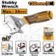 INGCO 2 IN 1 STUBBY ADJUSTABLE WRENCH 156MM 6" HADWS088