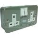 T&J 2GANG METAL SOCKET M8913SD