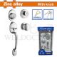 WADFOW ENTRANCE HANDLE LOCK SET SATIN NICKEL WUH2501