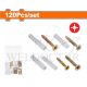 WADFOW 120PCS CLIPBOARD ASSORTED SCREW & PLUG KIT WXT3B01