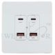 BRITZ 2A+2C PD 20W USB WALL SOCKET SW-4UAC