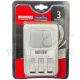 MORRIES 3WAY ADAPTOR W/SWITCH W/LED LIGHT MS3004AS
