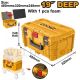 INGCO 19" STACKABLE DEEP TOOL BOX 480X320X248MM PBXS103