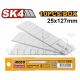 INGCO SNAP-OFF BLADE 25MM X 127MM 10PP HKNSB2501