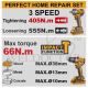 INGCO 20V IMPACT WRENCH 405NM+IMPACT DRILL COMBO 2X2.0AH, CHARGER CKLI20286