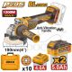INGCO 20V LI-ION 3-SPEED ANGLE GRINDER 4" 1200W 2X5.0AH+CASE CAGLI2120232