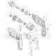 MAKITA 6413 DRILL 10MM SPARE PARTS