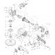 MAKITA 9237C 180MM POLISHER SPARE PARTS