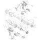 MAKITA DTW1002 CORDLESS IMPACT WRENCH SPARE PARTS