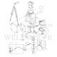 MAKITA DVF104 CORDLESS GARDEN SPRAYER SPARE PARTS