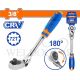 WADFOW 3/8" DR. 72T FLEXIBALE HEAD RATCHET HANDLE WRW4238