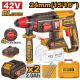 INGCO 42V BL 24MM 4-MODE ROTARY HAMMER 2X2.0AH & CASE CRHLI422482