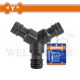WADFOW 3 WAYS Y QUICK CONNECT HOSE CONNECTOR WQC7E34