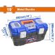 WADFOW 19" PLASTIC TOOL BOX WITH METAL BUCKLES 19"X11"X10.3" WTB3319