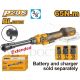 INGCO 20V LI-ION 3/8" DR. LONG ARM RATCHET WRENCH 65NM CDRLI206529 (BARE UNIT)