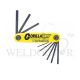BONDHUS FOLD-UP HEX KEY SET-12591