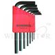 BONDHUS HEX KEY SET L WRENCH (HLX7MS) SHORT-BLACK 7PC 12292