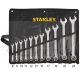 STANLEY 11PC COMBINATION SPANNER SET 8,9,10,11,12,13,14,17,19,22,24MM STMT80942-8