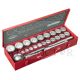 M10 3/4" SQ SOCKET SET INCHES SIZE 623W ( 12PT-23PCS )