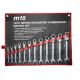 M10 GEAR RATCHET FLEX COMBINATION WRENCH SET 12FR 8MM TO 19MM - 12PCS