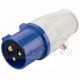 IP44 CEE SAFETY PLUG 32A 3PINS