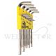 BONDHUS HEX KEY SET L WRENCH (HLX12B) 12PCS CHROME 16136