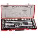 STANLEY 43PC 1/2" DR 12PT MM & AF SOCKET SET 89-509