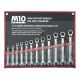 M10 GEAR RATCHET COMBINATION WRENCH SET 12LR (12PCS) - 8MM TO 19MM
