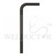 BONDHUS L-HEX SHORT WRENCH BLACK (INCHES)