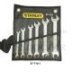 STANLEY 6 PCS SLIM LINE OPEN END WRENCH ( 6 - 17MM ) 87-716-1