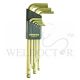 BONDHUS BALLPOINT WRENCH SET 9PCS 38099 1.5MM - 10MM GOLD PLATED