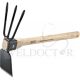 M10 WOOD HANDLE GARDEN HOE WITH FORK 10J