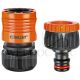CLABER SET WITH TAP CONNECTOR & REDUCER 3/4"-1/2" COUPLING , 8606+8591BL