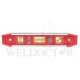 M10 PLASTIC TORPEDO LEVEL 3 VIALS WITH MAGNETIC 8’’ - TLV-01