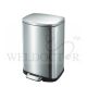 EKO DELLA STAINLESS STEEL STEP BIN L332XW356XH428MM EK9366 - 20L