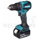 MAKITA 18V 1X3.0AH LI-ION HAMMER DRIVER DRILL DHP490RF