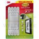 3M COMMAND ASSORTED PICTURE HANGING STRIPS 4SET EACH (L)(M)(S) 17036VP