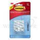 3M COMMAND CLEAR MEDIUM CRYSTAL HOOK 2 HOOK,3 STRIP 17095CLR-ES
