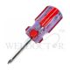 Plastic Handle Stubby Screw Driver 1.5" Philips Head