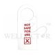 Scaffold Tag (Not Safe For Use ) Red