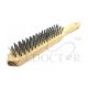 Wooden Handle Wire Brush